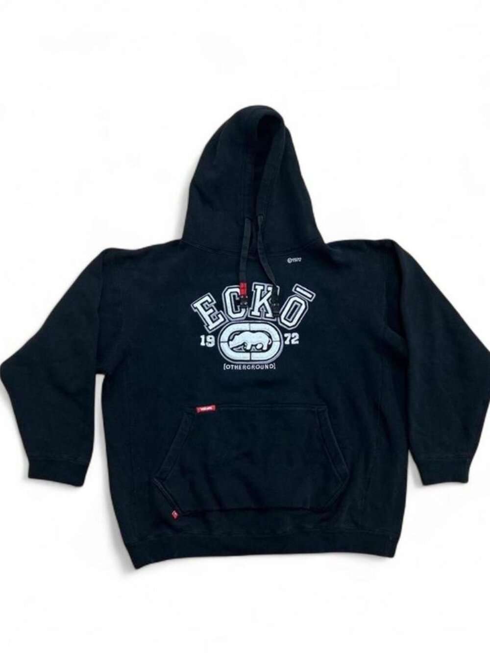 Vintage Y2K Ecko Unlimited Otherground Black Hoodie Men's Medium